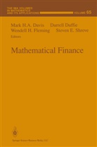 Mark Davis, Mark H. A. Davis, Mark H.A. Davis, Mark HA Davis, Darrel Duffie, Darrell Duffie... - Mathematical Finance