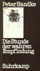 Peter Handke - Die Stunde der wahren Empfindung