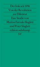 Gisela Brock, Mario Farouk-Sluglett, Marion Farouk-Sluglett, Peter Sluglett - Der Irak seit 1958
