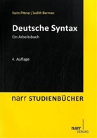 Judith Berman, Karin Pittner - Deutsche Syntax