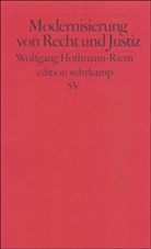 Wolfgang Hoffmann-Riem - Modernisierung von Recht und Justiz