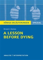 Ernest J Gaines, Ernest J. Gaines, Durthy A. Washington - Ernest J. Gaines 'A Lesson Before Dying'