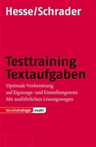 Jürgen Hesse, Hans Chr. Schrader, Hans Christian Schrader - Testtraining Textaufgaben