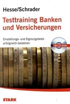 Jürgen Hesse, Hans Chr. Schrader, Hans Christian Schrader - Testtraining Banken und Versicherungen, m. CD-ROM