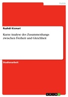 Ruzhdi Kicmari - Kurze Analyse des Zusammenhangs zwischen Freiheit und Gleichheit