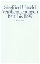 Siegfried Unseld - Veröffentlichungen 1946 bis 1999