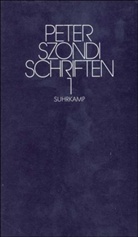 Peter Szondi, Henriette Beese, Jean Bollack, Hans-Hagen Hildebrandt, Gert Mattenklott, Senta Metz... - Schriften, 2 Bde. - 2: Essays