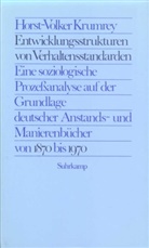 Horst-Volker Krumrey - Entwicklungsstrukturen von Verhaltensstandarden