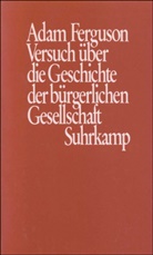 Adam Ferguson, Zw Batscha, Zwi Batscha, Medick, Medick, Hans Medick - Versuch über die Geschichte der bürgerlichen Gesellschaft