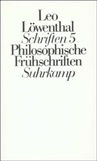 Leo Löwenthal, Helmu Dubiel, Helmut Dubiel - Schriften, 5 Bde. Kt - 5: Schriften. 5 Bände