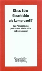 Klaus Eder - Geschichte als Lernprozeß?