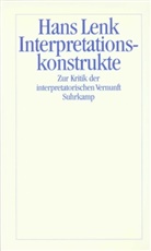 Hans Lenk - Interpretationskonstrukte