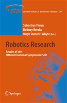 Rodne A Brooks, Rodney A Brooks, Rodney Brooks, Rodney A. Brooks, Hugh Durrant-Whyte, Sebastian Thrun - Robotics Research
