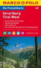 Die Freizeitkarte - Bl.40: Die Freizeitkarte Vorarlberg, Tirol West