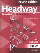 John Soars, Liz Soars - New Headway Elementary Workbook with Key and audio CD