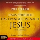 Paul Ferrini, Axel Wostry - Jesus spricht: Das Evangelium nach Jesus, 2 Audio-CDs (Hörbuch)