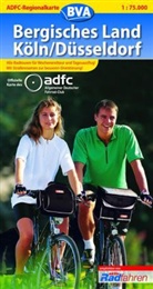 ADFC Regionalkarten: ADFC Regionalkarte Bergisches Land, Köln, Düsseldorf