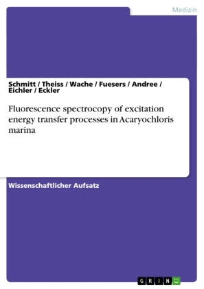 Andree, Eckler, Eichler, Fuesers, Schmit, … - Fluorescence spectrocopy of excitation energy transfer processes in Acaryochloris marina