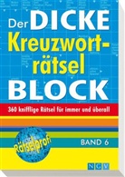 Der dicke Kreuzworträtsel-Block. Bd.6