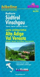 Bikeline Radkarten: Bikeline Radkarte Südtirol, Vinschgau. Alto Adige, Val Venosta