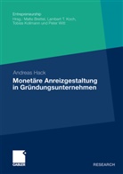 Andreas Hack - Monetäre Anreizgestaltung in Gründungsunternehmen