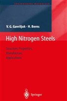 Hans Berns, Valentin Gavriljuk, Valentin G Gavriljuk, Valentin G. Gavriljuk - High Nitrogen Steels