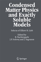 Elliott H Lieb, Elliott H. Lieb, Bruno Nachtergaele, Ja Philip Solovej, Jan Philip Solovej, Jan Philip Solovej... - Condensed Matter Physics and Exactly Soluble Models