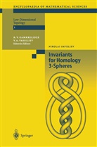 Nikolai Saveliev, R. V. Gamkrelidze, R.V. Gamkrelidze, V Gamkrelidze, R V Gamkrelidze, Vassiiev... - Invariants of Homology 3-Spheres