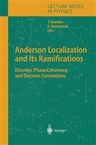 Tobia Brandes, Tobias Brandes, Kettemann, Kettemann, Stefan Kettemann - Anderson Localization and Its Ramifications