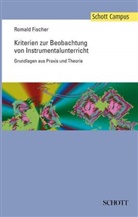 Romald Fischer - Kriterien zur Beobachtung von Instrumentalunterricht