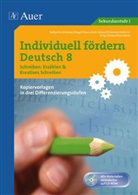 Klaus-Ulric Glaser, Klaus-Ulrich Glaser, Christian Helfrich, Christiane Helfrich, Müller, Antje Müller... - Individuell fördern Deutsch: Individuell fördern Deutsch 8 Schreiben Erzählen/ Kreatives Schreiben, m. 1 CD-ROM