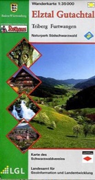 Landesamt für Geoinformation und Landentwicklung B, Landesam für Geoinformation und Landentwi - Topographische Wanderkarten Baden-Württemberg: Topographische Wanderkarte Baden-Württemberg Elztal, Gutachtal