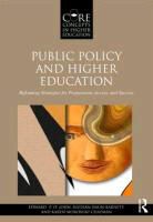 Nathan Daun-Barnett, Nathan (University at Buffalo Daun-Barnett, Karen M. Moronski-Chapman, Karen M. (University of Michigan Moronski-Chapman, Edward P. St John, ST JOHN EDWARD P DAUN BARNETT... - Public Policy and Higher Education