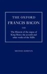 Francis Bacon, Michael Kiernan, Renaissance Students and scholars of late medieval, Michael Kiernan, Michael (Associate Professor of English Emeritus Kiernan, Kiernan Michael - The Oxford Francis Bacon VIII