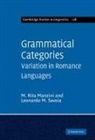 M. Rita Manzini, M. Rita (Universit... Degli Studi DI Fire Manzini, M. Rita (Universita Degli Studi DI Firenz Manzini, M. Rita Savoia Manzini, Maria Rita Manzini, Rita Savoia Manzini... - Grammatical Categories