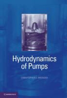 Christopher E Brennen, Christopher E. Brennen, Christopher E. (California Institute of T Brennen, Christopher E. (California Institute of Technology) Brennen, Christopher Earls Brennen - Hydrodynamics of Pumps