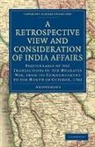 Anonymous, A. Anonymous - Retrospective View and Consideration of India Affairs