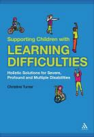 Christine Turner - Supporting Children with Learning Difficulties