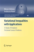 Andaluzia Matei, Mirce Sofonea, Mircea Sofonea - Variational Inequalities with Applications
