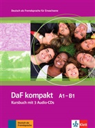 Birgi Braun, Birgit Braun, Margi Doubek, Margit Doubek, Andrea Frater, Andrea u a Frater... - DaF kompakt: DAF KOMPAKT A1-B1 - LIVRE DE L'ELEVE + 3 CD