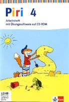 Piri, Das Sprach-Lese-Buch, Ausgabe B östliche Bundesländer: 4. Schuljahr, Arbeitsheft mit Übungssoftware auf CD-ROM