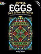 Coloring Books, Marty Noble - Artful Eggs From Around the World Stained Glass Coloring Book