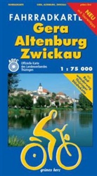Lut Gebhardt, Lutz Gebhardt - Fahrradkarte Gera, Altenburg, Zwickau