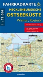 Lut Gebhardt, Lutz Gebhardt - Fahrradkarte Mecklenburgische Ostseeküste Wismar, Rostock