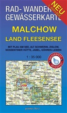 Lut Gebhardt, Lutz Gebhardt - Rad-, Wander- & Gewässerkarten: Malchow, Land Fleesensee