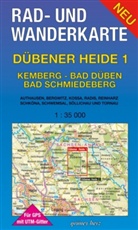 Lut Gebhardt, Lutz Gebhardt - Rad- und Wanderkarten: Rad- und Wanderkarte Dübener Heide. Tl.1