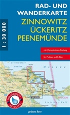 Lut Gebhardt, Lutz Gebhardt - Rad- und Wanderkarten: Zinnowitz, Ückeritz, Peenemünde