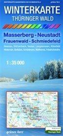 Lutz Gebhardt, Gebhard Lutz - Winterkarte Thüringer Wald - Masserberg, Neustadt, Frauenwald, Schmiedefeld