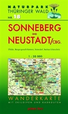 Lut Gebhardt, Lutz Gebhardt - Wanderkarte Sonneberg und Neustadt/Cbg.
