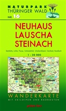 Lutz Gebhardt - Naturpark Thüringer Wald, Wanderkarte: Neuhaus, Lauscha, Steinach